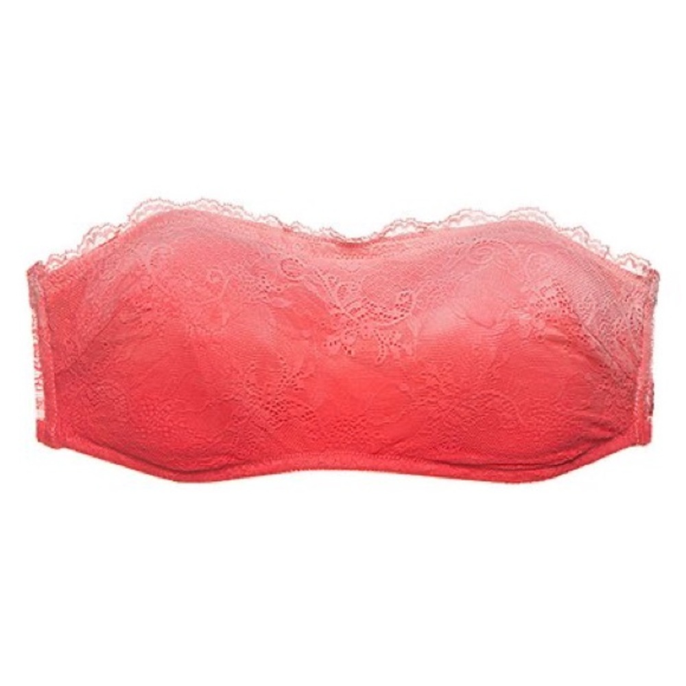 Cosabella | Coral & Rose Sorbetto Ombré Lace Mesh Trenta Bandeau Bra